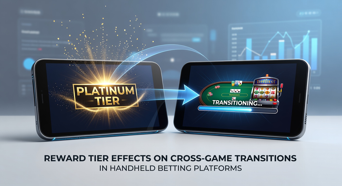 Mobile betting interface showing reward tier progression and game selection options
